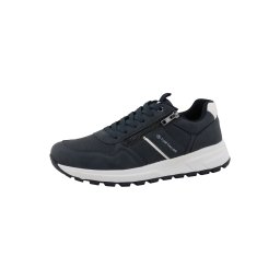 TOM TAILOR Sneaker low albastru marin / alb