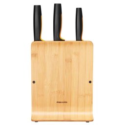 Fiskars FF Set de cutite, 3 buc, Bambus