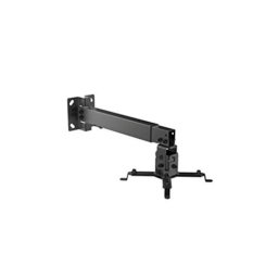 Suport videoproiector de tavan/perete, Equip, max 20 Kg, Negru