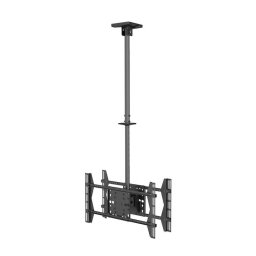 Suport de tavan reglabil Equip 650370, 32"-65", 40 kg, inclinare/rotatie, negru