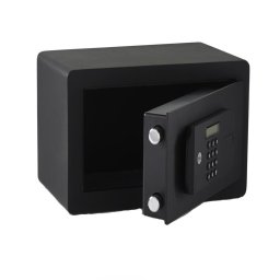 Seif electronic cu cifru Yale YSEB/200, 200x350x200 mm, metal, Negru