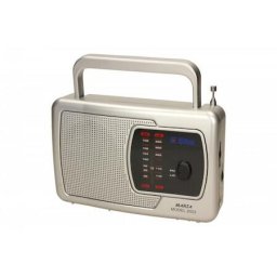 Radio portabil Maria, Eltra, 500 mW, 200 x 180 x 50 mm, Argintiu/Negru