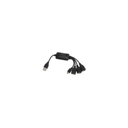 Hub Esperanza EA114, 4 porturi (Negru)