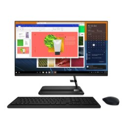 Sistem All-in-One Lenovo IdeaCentre 3 27ALC6 cu procesor AMD Ryzen™ 5 7430U pana la 4.3 GHz, 27", Full HD, IPS, 16GB DDR4, 512GB SSD M.2 2280 PCIe 4.0x4 NVMe, AMD Radeon™ Graphics, No OS, Negru
