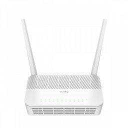 Router wireless, Cudy, GP1200, AC1200, GPON/EPON, 1xPON, 4xGigabit, Alb