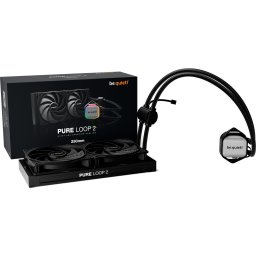 Cooler CPU Be quiet! Pure Loop 2, 280 mm, racire cu apa, RGB, 2 ventilatoare, Negru