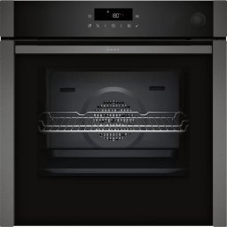 Cuptor electric incorporabil Neff B6AVJ7AG3 N50, 71 L, 21 tipuri de incalzire, sistem Air Fry, Circo Therm abur, Negru-Grafit
