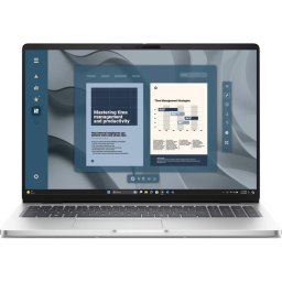 Laptop DELL Pro 16 PC16255, Displat 16'' FHD+ 1920x1200, Touch, Procesor AMD Ryzen™ AI 7 PRO 350, Memorie RAM 32GB DDR5, Capacitate de stocare 512GB SSD, Placa video integrata AMD Radeon 860M, Windows 11 Pro, Argintiu (INT Keyboard)