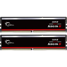 Kit dual Memorie RAM G.Skill Aegis 5, Capacitate 32GB DDR5 (2x 16 GB), Frecventa 5600, CL - 36, Negru