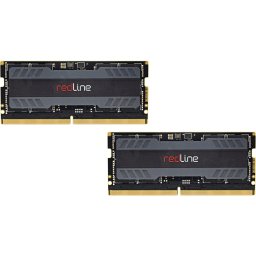 Kit dual Memorie RAM Mushkin Redline SODIMM, Capacitate 32GB DDR5 (2x 16 GB), Frecventa 5600, CL - 46, Negru
