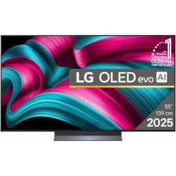 Televizor LG OLED evo 55C51LA, Diagonala 139 cm (3840 x 2160), Smart, 4K Ultra HD, 100 Hz, Clasa F, Gri inchis