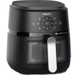 Friteuza cu aer cald NA221/00, 4.2 l, 1500 W, 13 programe, Negru/Argintiu