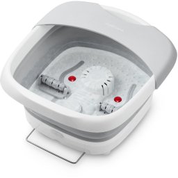 Aparat Masaj Medisana Pentru Picioare FS 886, Spa Pliabil Functie De Incalzire, 500W, Alb-Gri