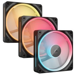 Ventilatoare CORSAIR iCUE LINK LX120-R RGB BLACK, triple pack