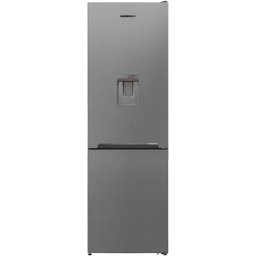 Combina frigorifica Heinner HCNF-V291XWDE++, 294 l, Clasa E, No Frost, Display interior, Dozator apa, Freezer Shield, Iluminare LED, Control electronic, H 186 cm, Inox