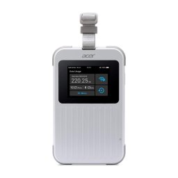 Router Portabil Wireless Acer Connect M6E 5G, IP68, MIL-STD-810H, Mobile Wi-Fi 6E, 5G NR & LTE Dual Connectivity, 2x2 MIMO, LCD Touchscreen, Baterie 8000mAh, USB-C 3.0