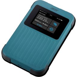 Router Hotspot WiFi Mobil, Acer Connect M4 5G, LTE, conectivitate dubla, baterie 8000 mAh, protectie IP68, Albastru-verzui