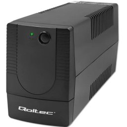 UPS Qoltec 53774, Line-Interactive, Monolit, 1000VA, 600W, Unda Sinusoidala Modificata, Baterie Integrata, 12V, Negru