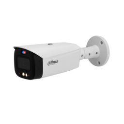 Camera de supraveghere exterior Dahua IPC-HFW3849T1-AS-PV-0280B-S5 bullet 8 MP, 2.8 mm, lumina alba/IR 30 m, microfon dublu, slot card, PoE