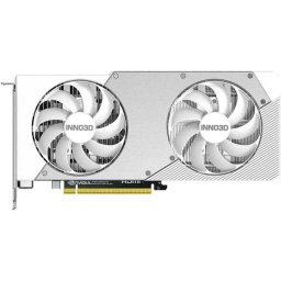 Placa video INNO3D NVIDIA GeForce RTX 5060 Twin X2 OC, 8 GB GDDR7, 128-bit DLSS 4.0, Alb