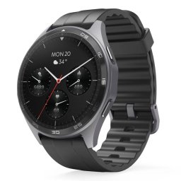 Ceas inteligent Hama 7010, 1,43 inch, AMOLED, Negru