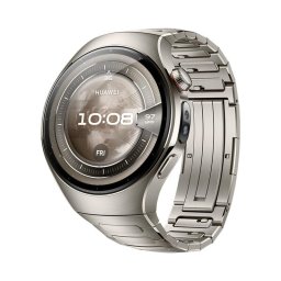Ceas inteligent Huawei Watch 5 Elite, 46mm, Bluetooth, Wi-Fi, NFC, Argintiu