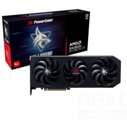 Placa video PowerColor RX9070XT 16G-L/OC, AMD Radeon RX 9070 XT Hellhound OC 16 GB, GDDR6, 256 biti
