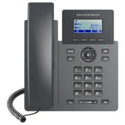 Telefon SIP Grandstream GRP2601P, 2 Conturi SIP, 2 Linii PoE 1x RJ9 2x RJ45, 10/100Mbps, Gri
