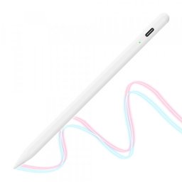 Touch Pen Techsuit AC10-CP pentru Apple iPad, Versiune Activ, Alb