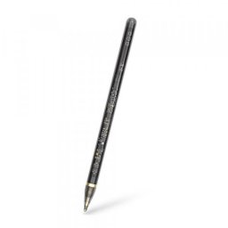 Touch Pen Techsuit C10 Pro pentru Apple iPad, Versiune Activ, Transparent Negru
