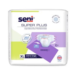 Scutece adulti Super SENI Plus Air Extra Large, XL, 10 buc