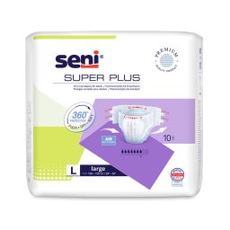 Scutece adulti Super SENI Plus Air Large, L, 10 buc