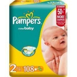 Scutece Pampers New Baby Nr 2 Mini 108buc 3-6kg
