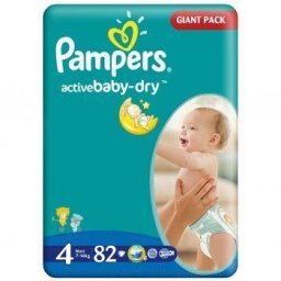 Scutece Pampers Active Baby Maxi Nr 4 82buc