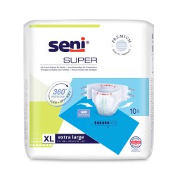 Scutece adulti Super SENI Air Extra Large, XL, 10 buc