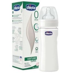 Biberon anticolici Chicco sticla Nature glass tetina silicon 240 ml