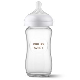 Biberon din sticla 240ml AVENT NATURAL