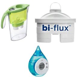 Laica Cana filtranta + 3 cartuse si ceas cu apa CADOU