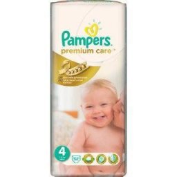 Scutece Pampers Premium Care Nr 4 52buc 7-14kg