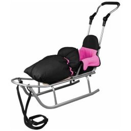 Sanie lemn cadru aluminiu Rider Plus cu sac