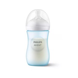 Biberon Philips Avent NATURAL 260ml PP Bleu +1 luna
