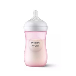 Biberon Philips Avent NATURAL 260ml PP Roz +1 luna