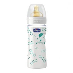 Chicco Biberon anticolici din sticla Nature Glass 240 ml