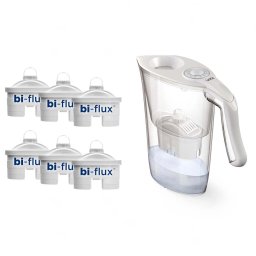 Cana filtranta Laica + 6 cartuse Bi-Flux