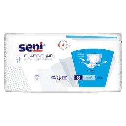 Scutece adulti SENI Classic AIR Small, S, 30 buc