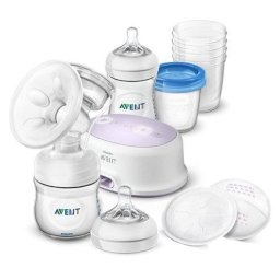 Set de alaptare cu pompa de san electrica Comfort Philips Avent SCD223/00
