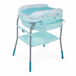 Cadita cu masa de infasat Chicco Dusty Green
