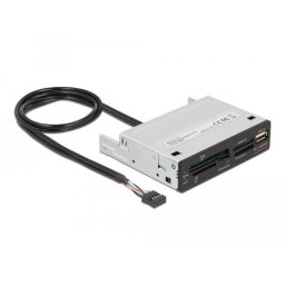 Card reader Cititior de carduri 3.5" USB 2.0 Alb