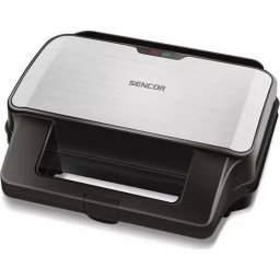 Sandwich maker SSM 9940SS, 900 W, placi detasabile, Negru/Argintiu