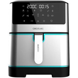 Friteuza cu aer cald Cecofry Supreme 8000 04984, Air Fryer, 1800W, 8L, Control tactil, 10 Programe Presetate, gri